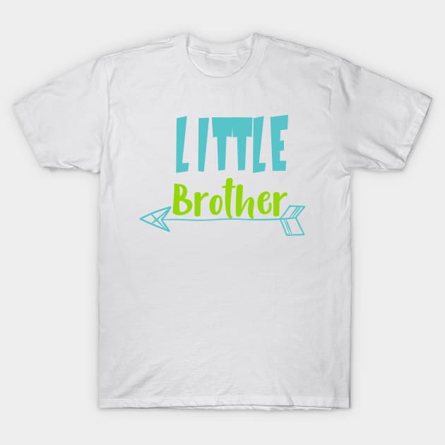 Little Brother, Younger Brother, Arrow, Sibling T-Shirt by Jelena Dunčević